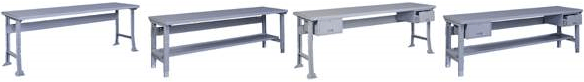 Eight Feet Wide Work Benches