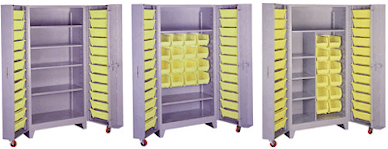 Tilt-Bin Deep Door Storage Cabinets