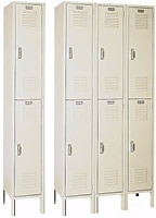 2-Compartment or 6-Compartment Double Tier Set-Up Locker